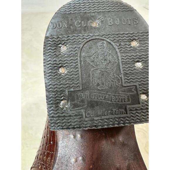 Women’s Sz 22.5 US Sz 6 Don Cuco Mexican Wester Cowboy Leather Boots main image 4